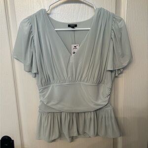 Express Top Blouse Mint Green | NWT | Size M